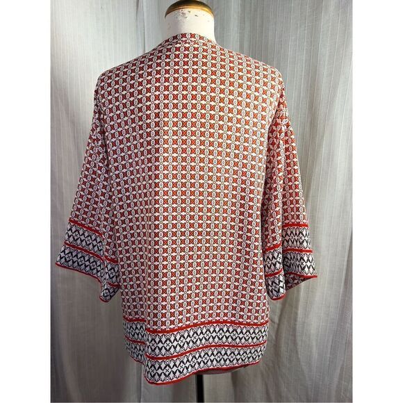 Chelsea & Violet Women's Red and Orange Blouse-Size L - Picture 4 of 5